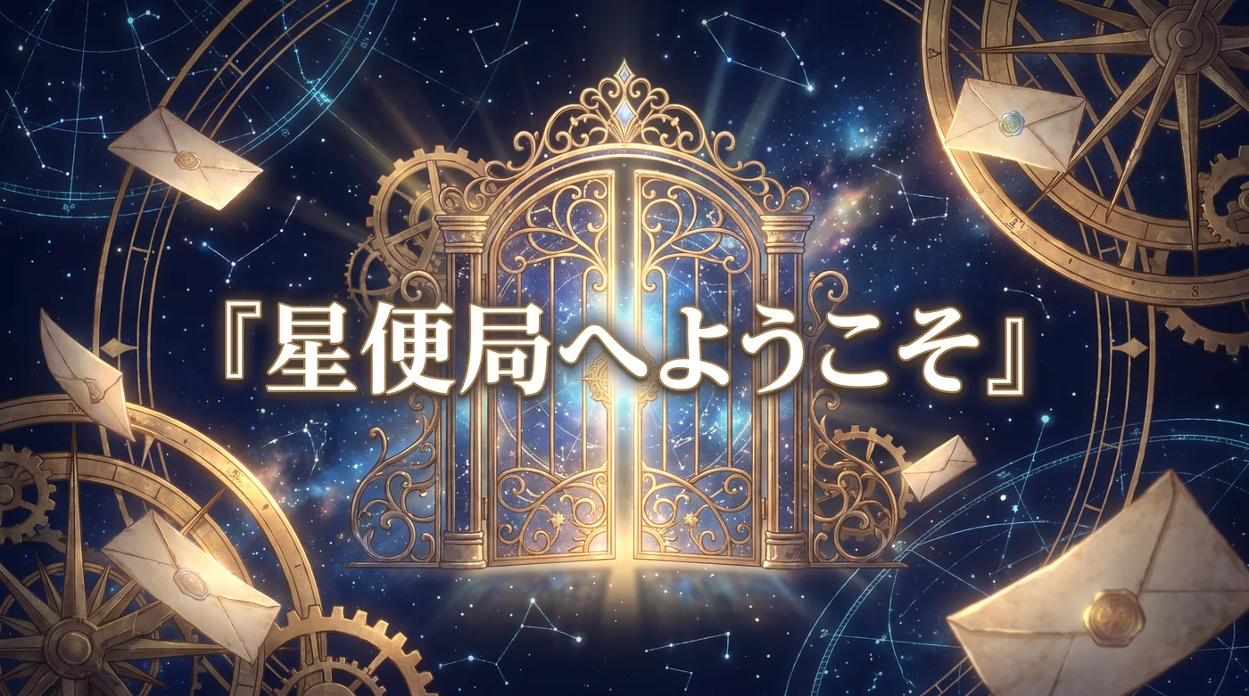 星便をテーマにした配信トランジションの展開例